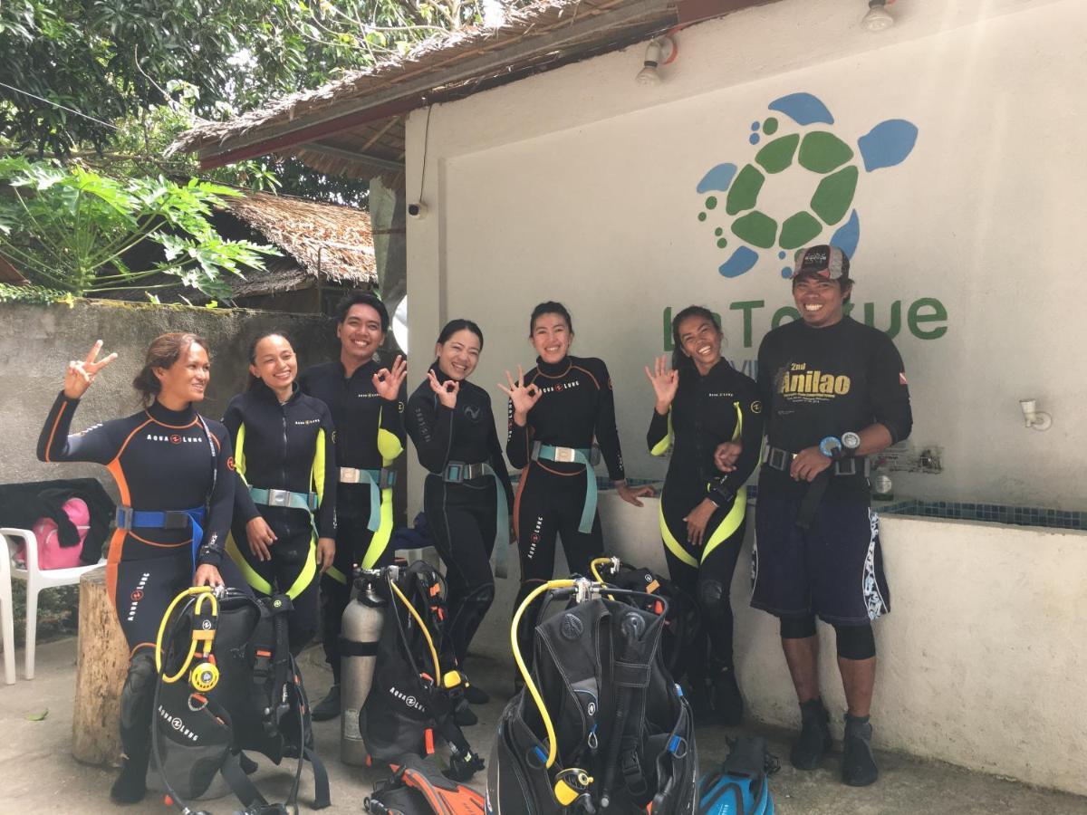 La Tortue Diving Resort Dauin Bagian luar foto