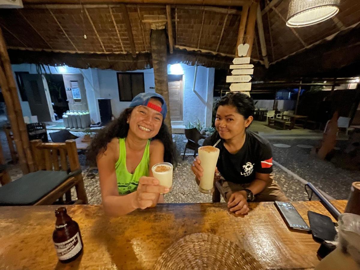 La Tortue Diving Resort Dauin Bagian luar foto