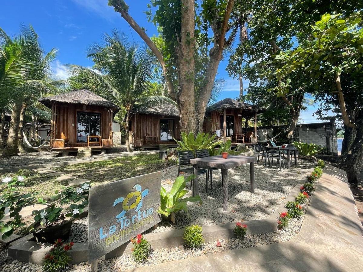 La Tortue Diving Resort Dauin Bagian luar foto